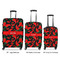Chili Peppers Luggage Bags all sizes - With Handle