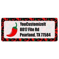 Chili Peppers Return Address Labels (Personalized)