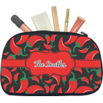 Chili Peppers Makeup / Cosmetic Bag - Medium (Personalized)