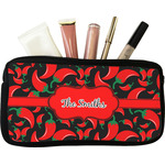 Chili Peppers Makeup / Cosmetic Bag - Small (Personalized)
