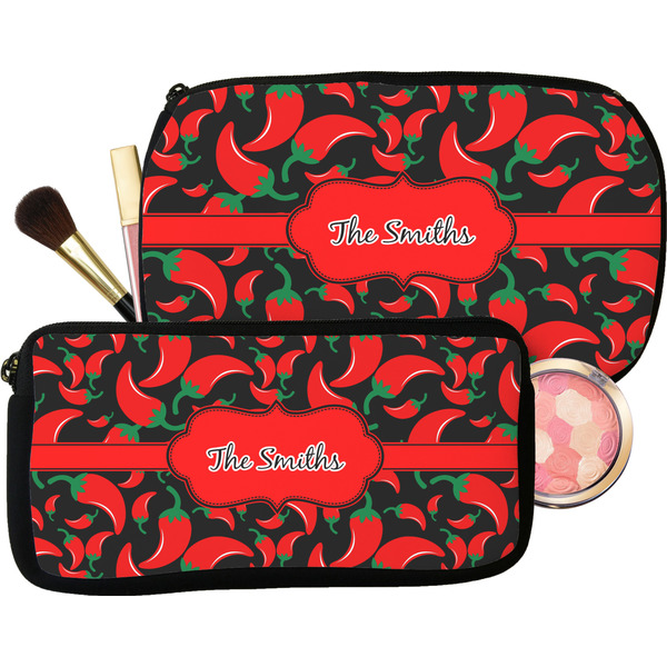 Chili Peppers Makeup / Cosmetic Bags (Select Size)