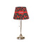 Chili Peppers Poly Film Empire Lampshade - On Stand