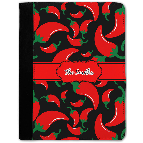 Custom Chili Peppers Notebook Padfolio - Medium w/ Name or Text