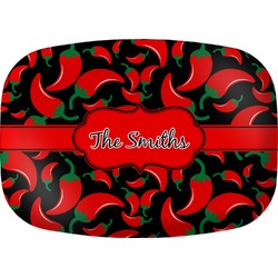 Chili Peppers Melamine Platter (Personalized)