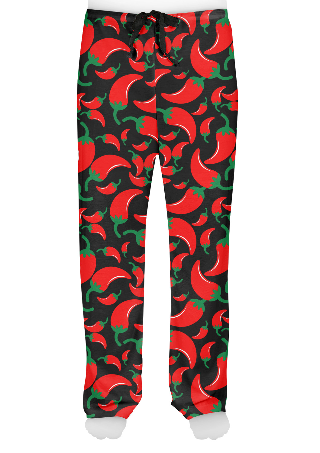 Custom Chili Peppers Mens Pajama Pants - L | YouCustomizeIt