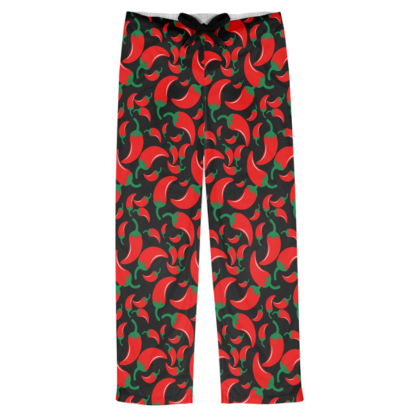 Custom Chili Peppers Mens Pajama Pants - S