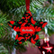 Chili Peppers Metal Star Ornament - Lifestyle