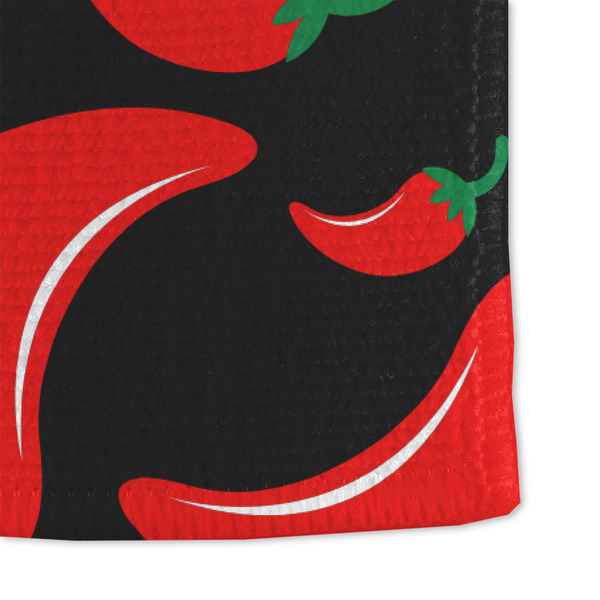 Chili Peppers Microfiber Dish Towel - DETAIL
