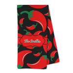 Chili Peppers Kitchen Towel - Microfiber (Personalized)