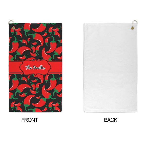 Chili Peppers Microfiber Golf Towels - APPROVAL