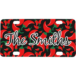 Chili Peppers Mini/Bicycle License Plate (Personalized)