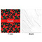 Chili Peppers Minky Blanket - 50"x60" - Single Sided - Front & Back