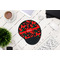 Chili Peppers Mouse Pad with Wrist Rest - LIFESYTLE 1