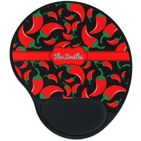 Custom Chili Peppers Mouse Pad with Wrist Support