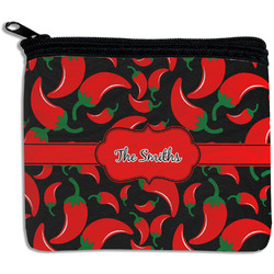 Chili Peppers Rectangular Coin Purse (Personalized)