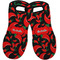 Chili Peppers Neoprene Oven Mitts - Set of 2 w/ Name or Text