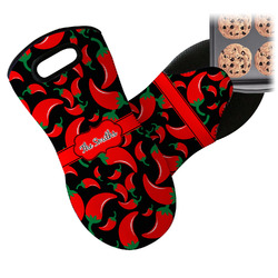 Chili Peppers Neoprene Oven Mitt w/ Name or Text
