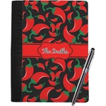Chili Peppers Notebook Padfolio - Large w/ Name or Text