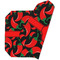 Chili Peppers Octagon Placemat - Double Print (folded)