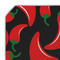 Chili Peppers Octagon Placemat - Single front (DETAIL)