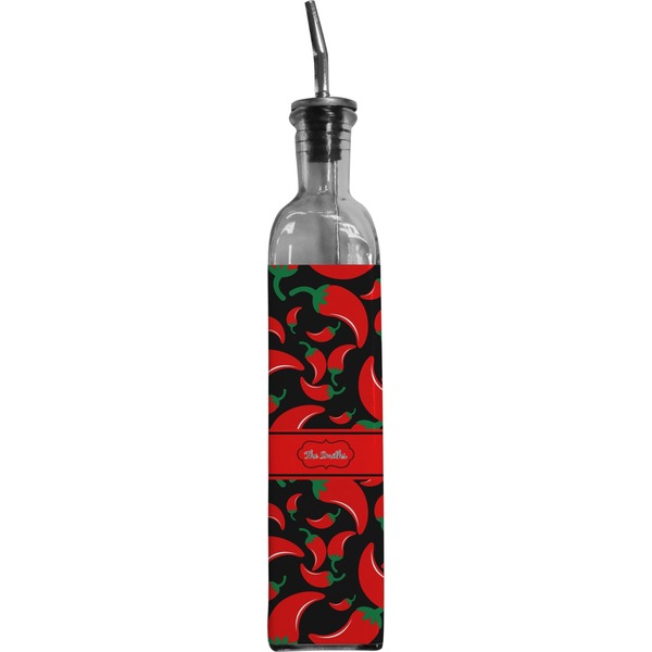 Custom Chili Peppers Oil Dispenser Bottle (Personalized)