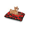 Chili Peppers Outdoor Dog Beds - Small - IN CONTEXT