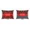 Chili Peppers  Outdoor Rectangular Throw Pillow (Front and Back)