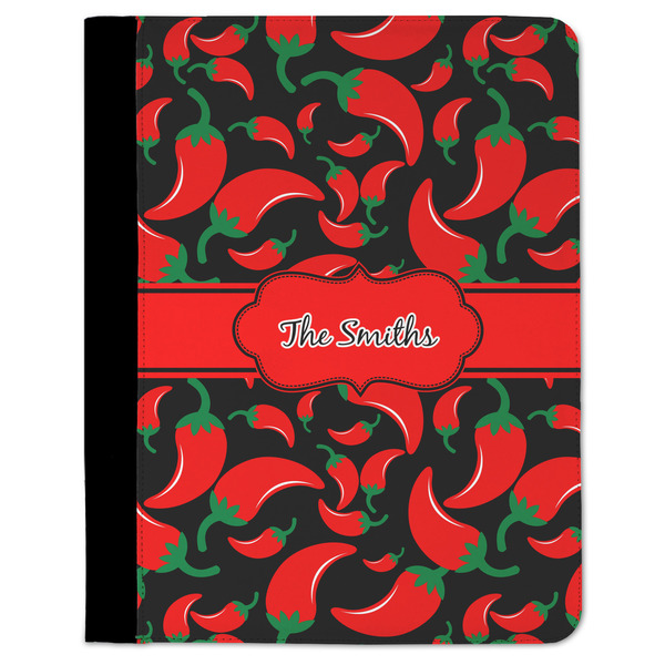 Custom Chili Peppers Padfolio Clipboard - Large (Personalized)