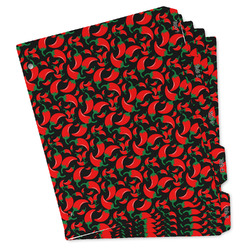 Chili Peppers Binder Tab Divider - Set of 5 (Personalized)