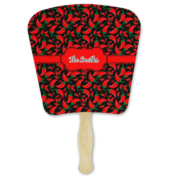 Custom Chili Peppers Paper Fan (Personalized)