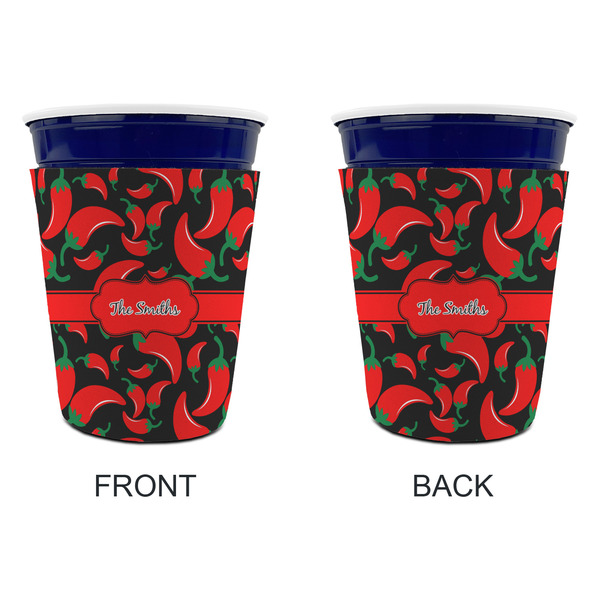 Chili Peppers Party Cup Sleeves - without bottom - Approval