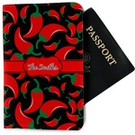 Chili Peppers Passport Holder - Fabric (Personalized)
