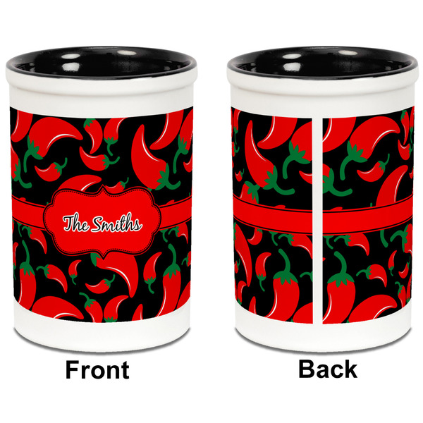 Chili Peppers Pencil Holder - Black - approval