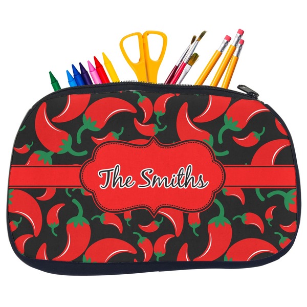 Chili Peppers Pencil / School Supplies Bags - Medium