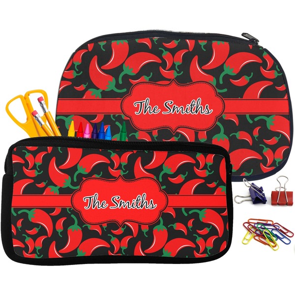 Chili Peppers Pencil / School Supplies Bags Small and Medium