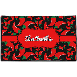 Chili Peppers Door Mat - 60"x36" (Personalized)