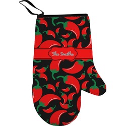 Chili Peppers Oven Mitt (Personalized)