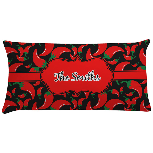 Custom Chili Peppers Pillow Case - King (Personalized)