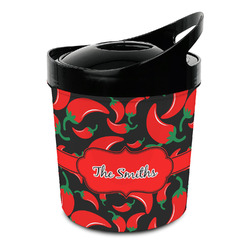 Chili Peppers Plastic Ice Bucket (Personalized)