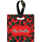 Chili Peppers Personalized Square Luggage Tag