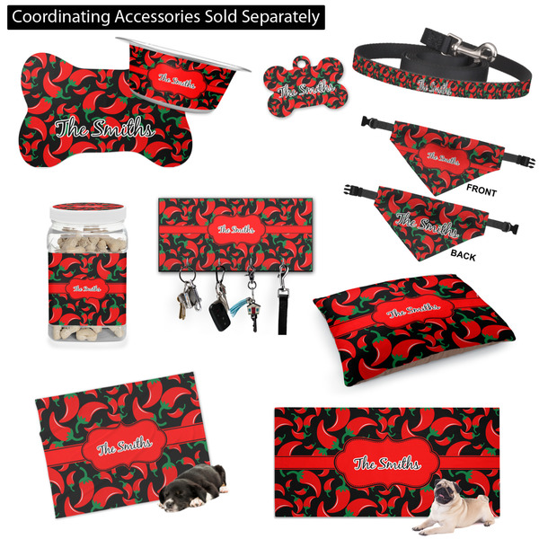 Chili Peppers Customized Pet Accessories