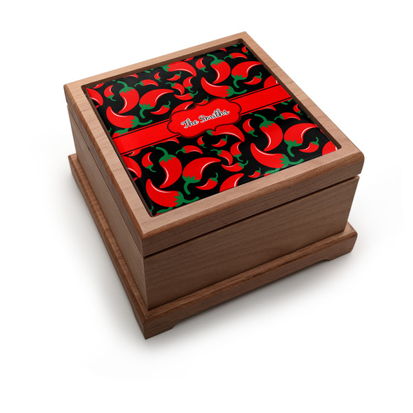 Custom Chili Peppers Pet Urn w/ Name or Text