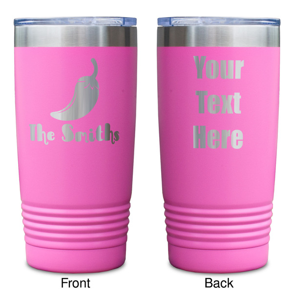 Chili Peppers Pink Polar Camel Tumbler - 20oz - Double Sided - Approval