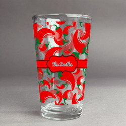 Chili Peppers Pint Glass - Full Print (Personalized)