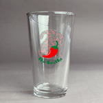 Chili Peppers Pint Glass - Full Color Logo (Personalized)