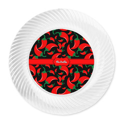 Chili Peppers Plastic Party Dinner Plates - 10" (Personalized)