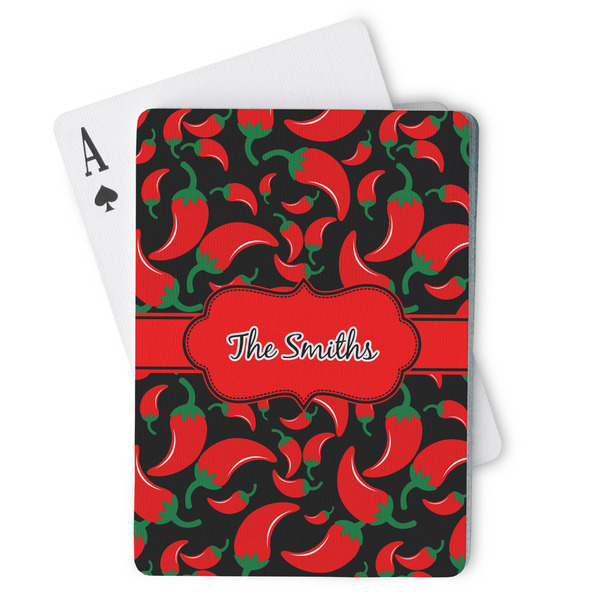 Custom Chili Peppers Playing Cards (Personalized)