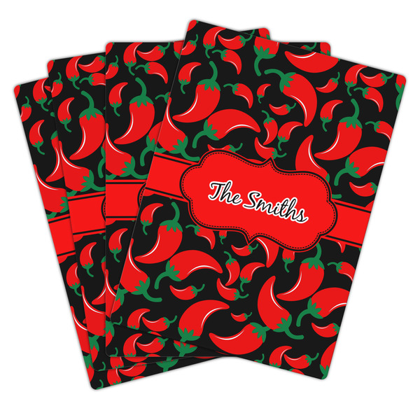 Chili Peppers Playing Cards - Hand Back View