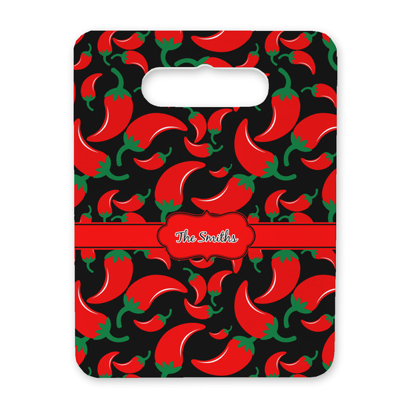 Custom Chili Peppers Rectangular Trivet with Handle (Personalized)