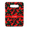 Chili Peppers Rectangle Trivet with Handle - FRONT
